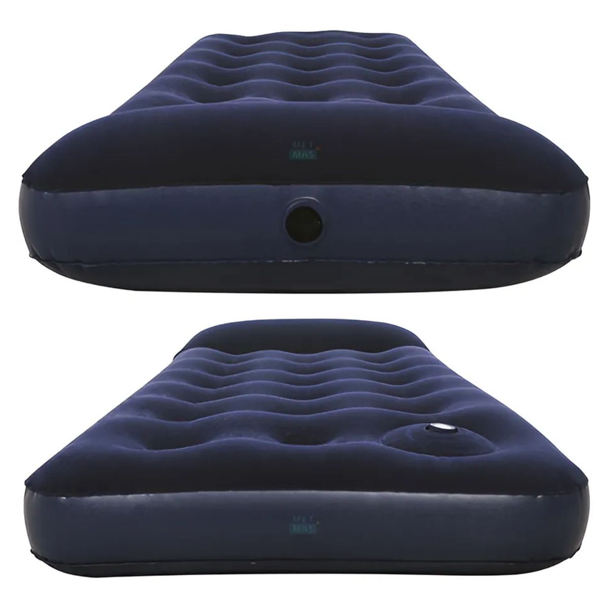 Colchon Inflable 1 Plaza 185x76x28 - Inflador Incorporado Color Azul, marca GENERICO - Foto 2