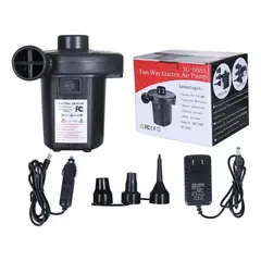 GENERICO - Inflador Electrico Multifuncional Para 220v12v Color Negro - 295005