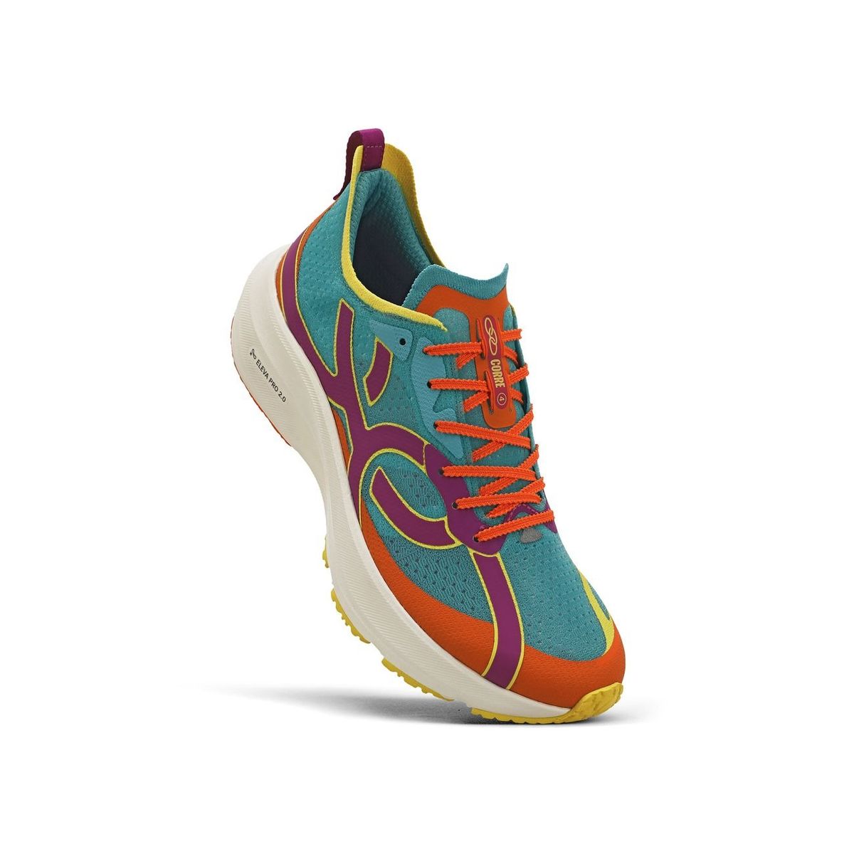 OLYMPIKUS - Zapatilla Running Mujer Corre 4 Celeste/Multi