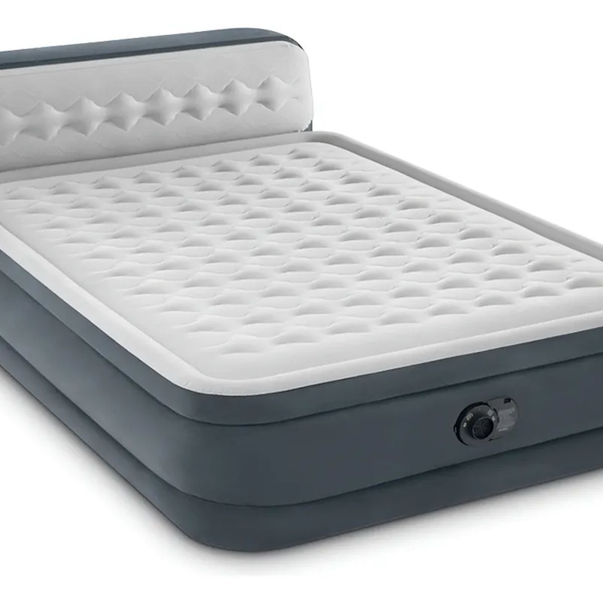 GENERICO - Colchón Inflable Eléctrico Intex 2 Plz 152x203x46 Cm  Bamo Gris