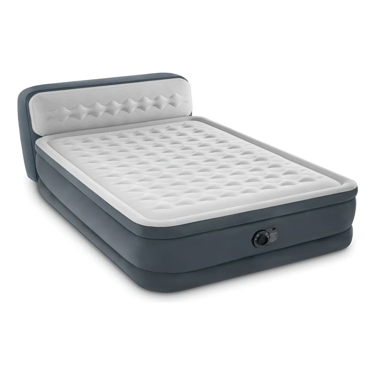 GENERICO - Colchón Inflable Eléctrico Intex 2 Plz 152x203x46 Cm  Bamo Gris