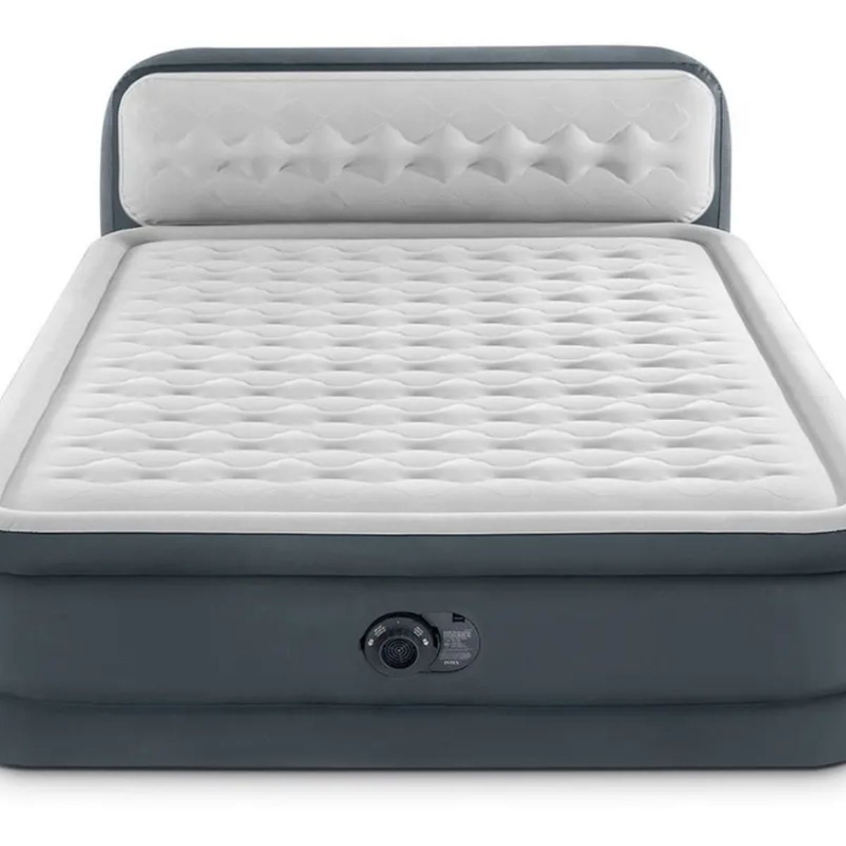 GENERICO - Colchón Inflable Eléctrico Intex 2 Plz 152x203x46 Cm  Bamo Gris