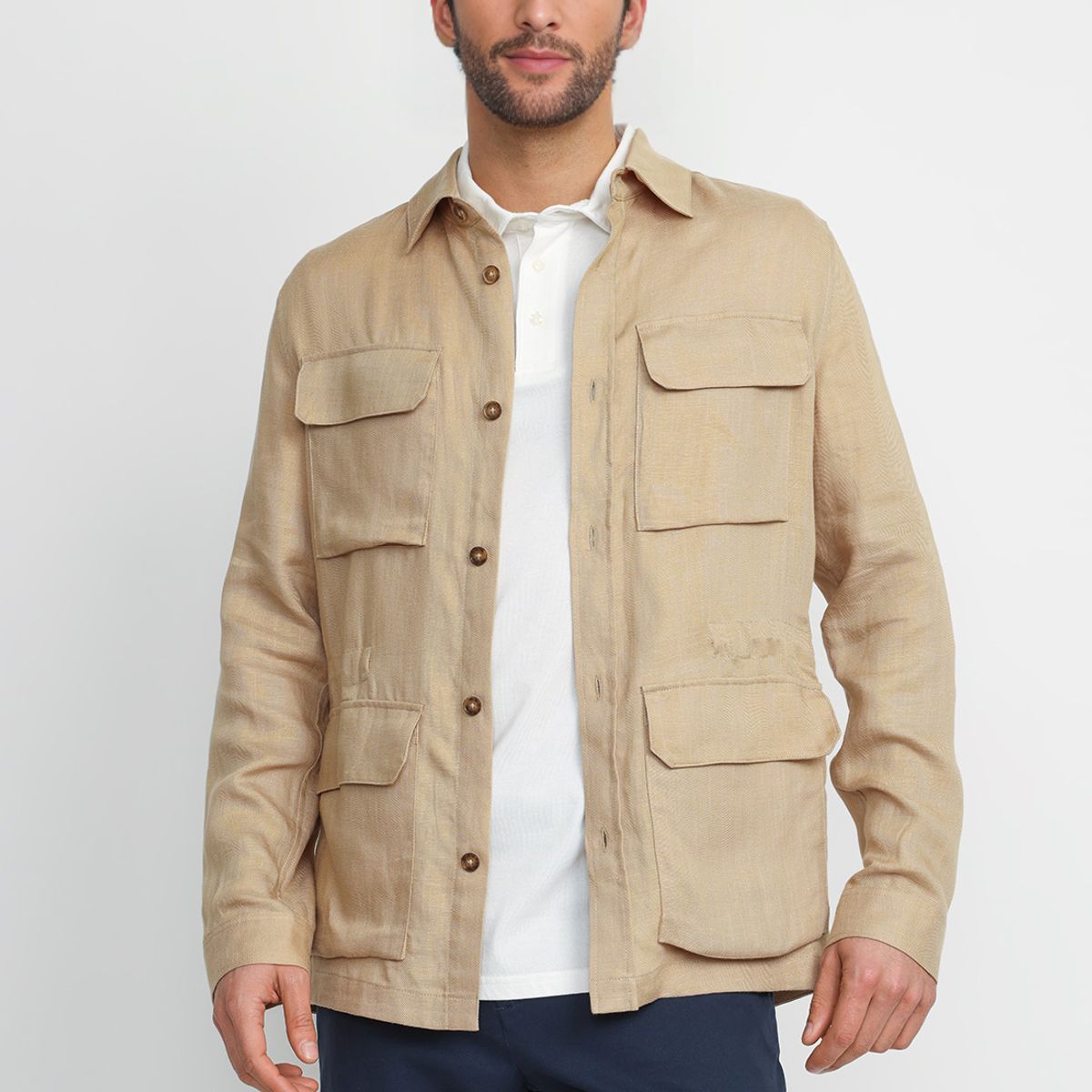 TRIAL - Chaqueta Tencel Lino Tiziano Oliva