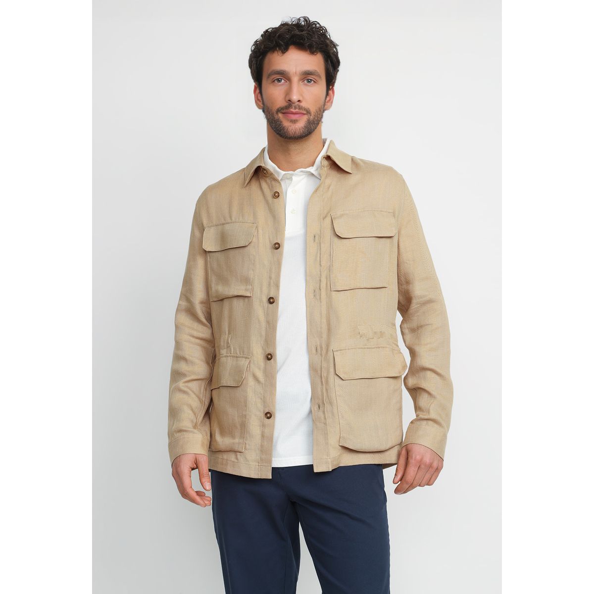 TRIAL - Chaqueta Tencel Lino Tiziano Oliva