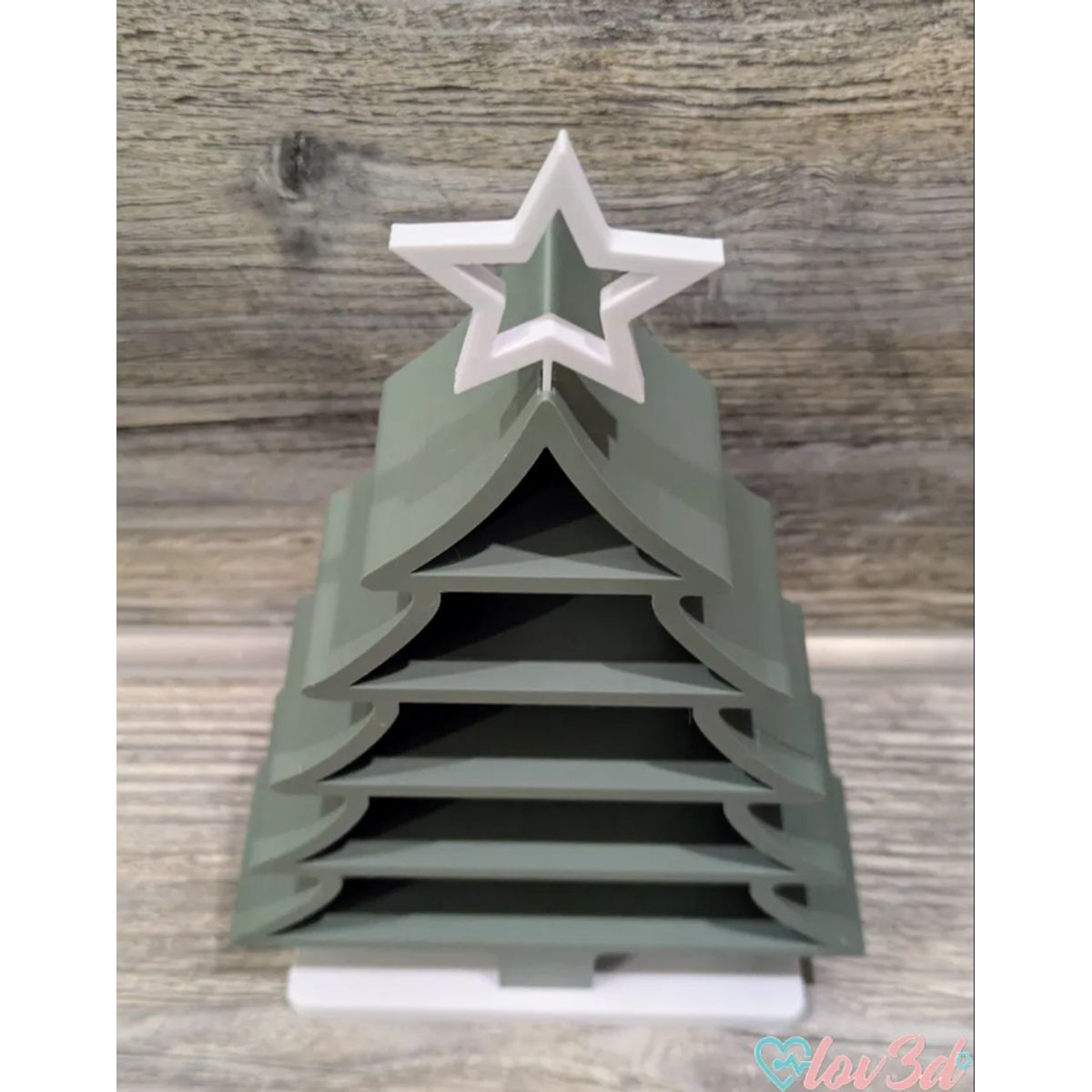 GENERICO - Decoración - árbol de navidad estilo estantería