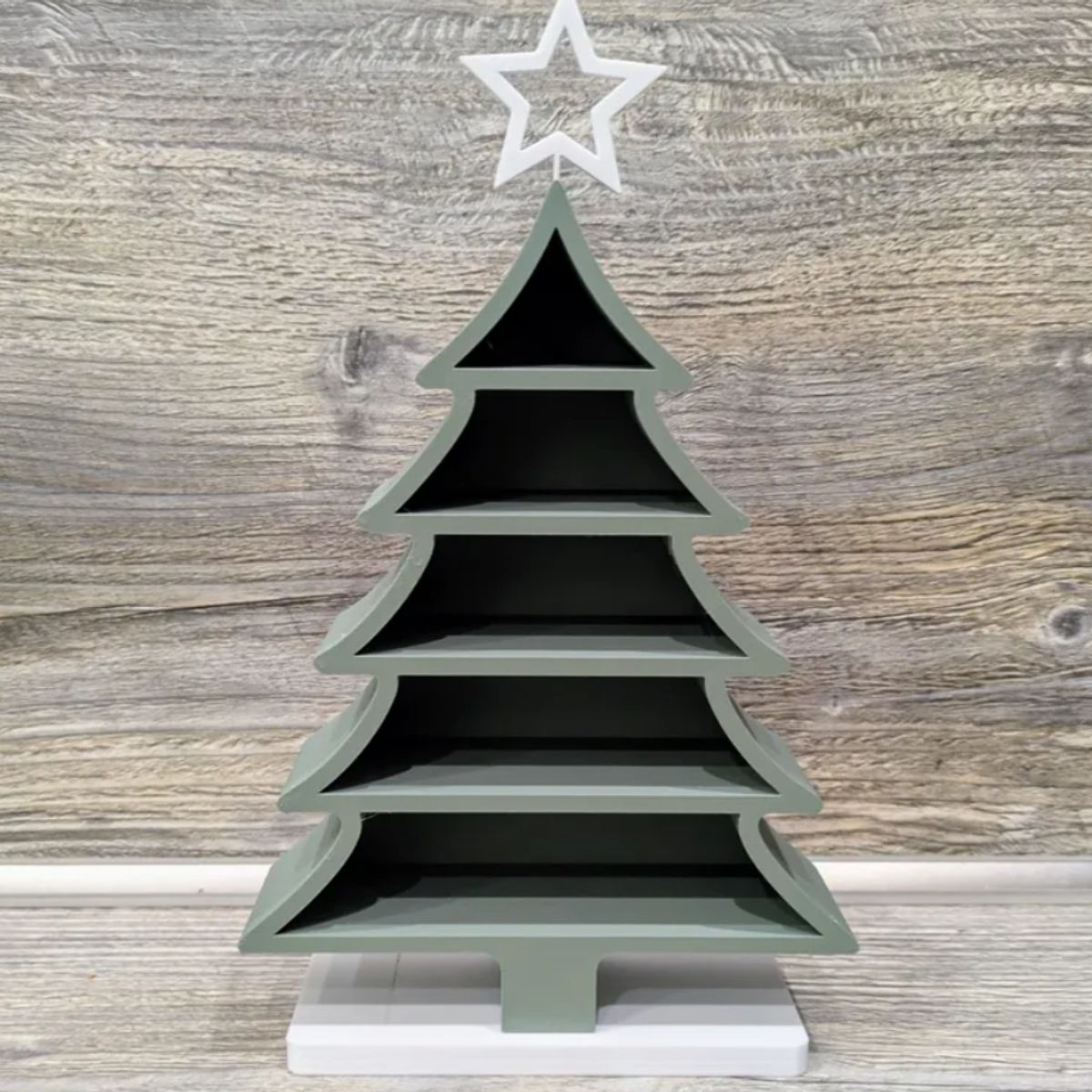 GENERICO - Decoración - árbol de navidad estilo estantería