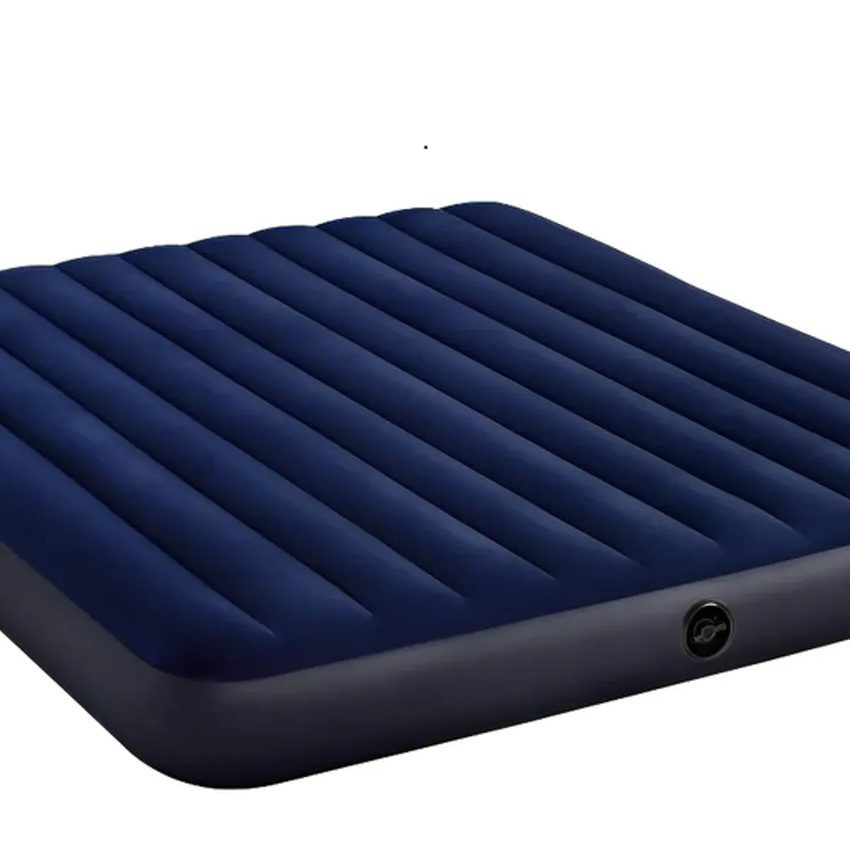 GENERICO - Colchón inflable king size Intex Dura Beam Standard 183 x 203 x 25 64755 práctico amplio para el hogar viajes y camping azul.