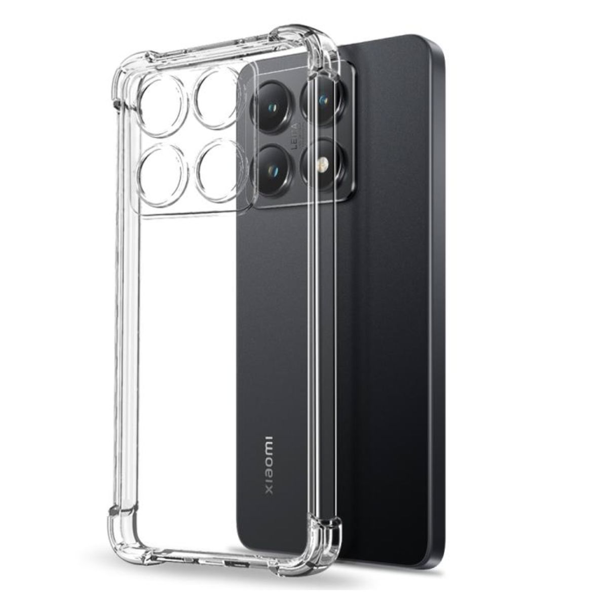 JOIGO - Carcasa Transparente Reforzada Para Xiaomi 14T 5G