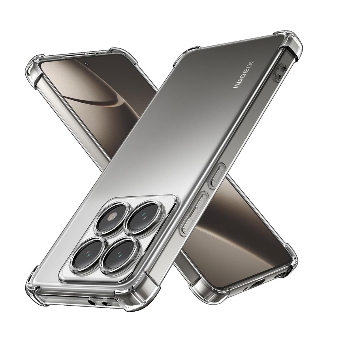 JOIGO - Carcasa Transparente Reforzada Para Xiaomi 14T 5G