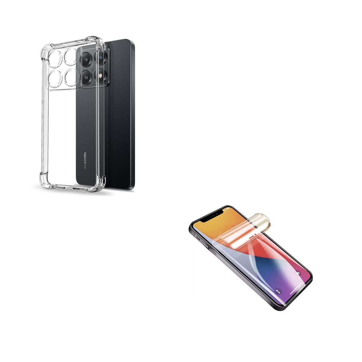 JOIGO - Carcasa Transparente Reforzada Mica Clear Para Xiaomi 14T 5G