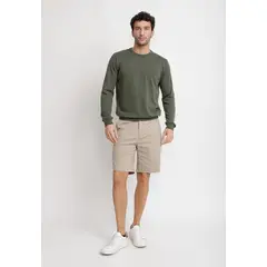 TRIAL - Sweater Cuello C Algodón Phelps Verde