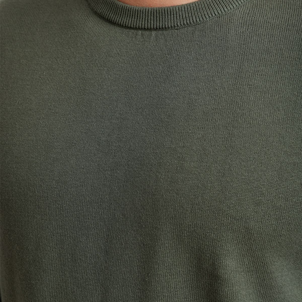 TRIAL - Sweater Cuello C Algodón Phelps Verde