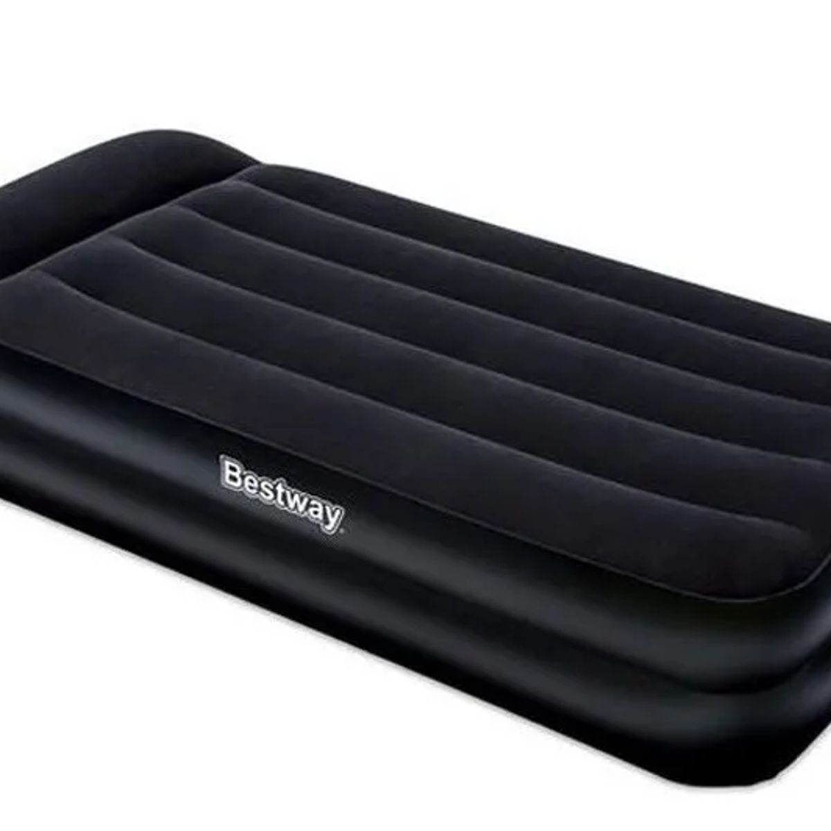 GENERICO - Colchon Inflable Electrico 1 Una Plaza 12 Premium Bestway Color Negro