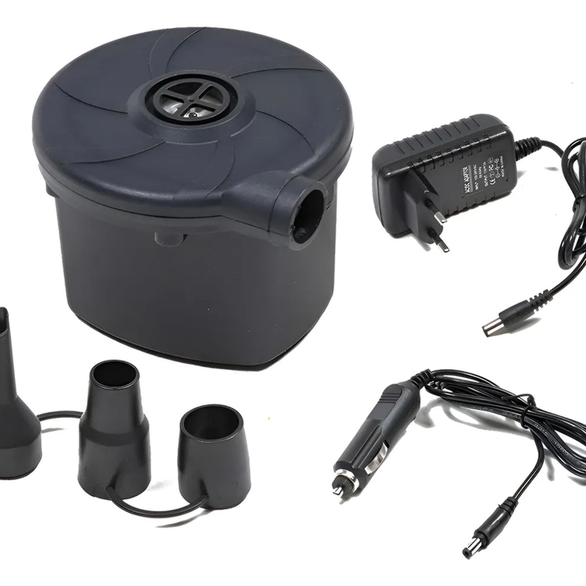 GENERICO - Inflador Eléctrico Multifuncional Para 220v12v Negro