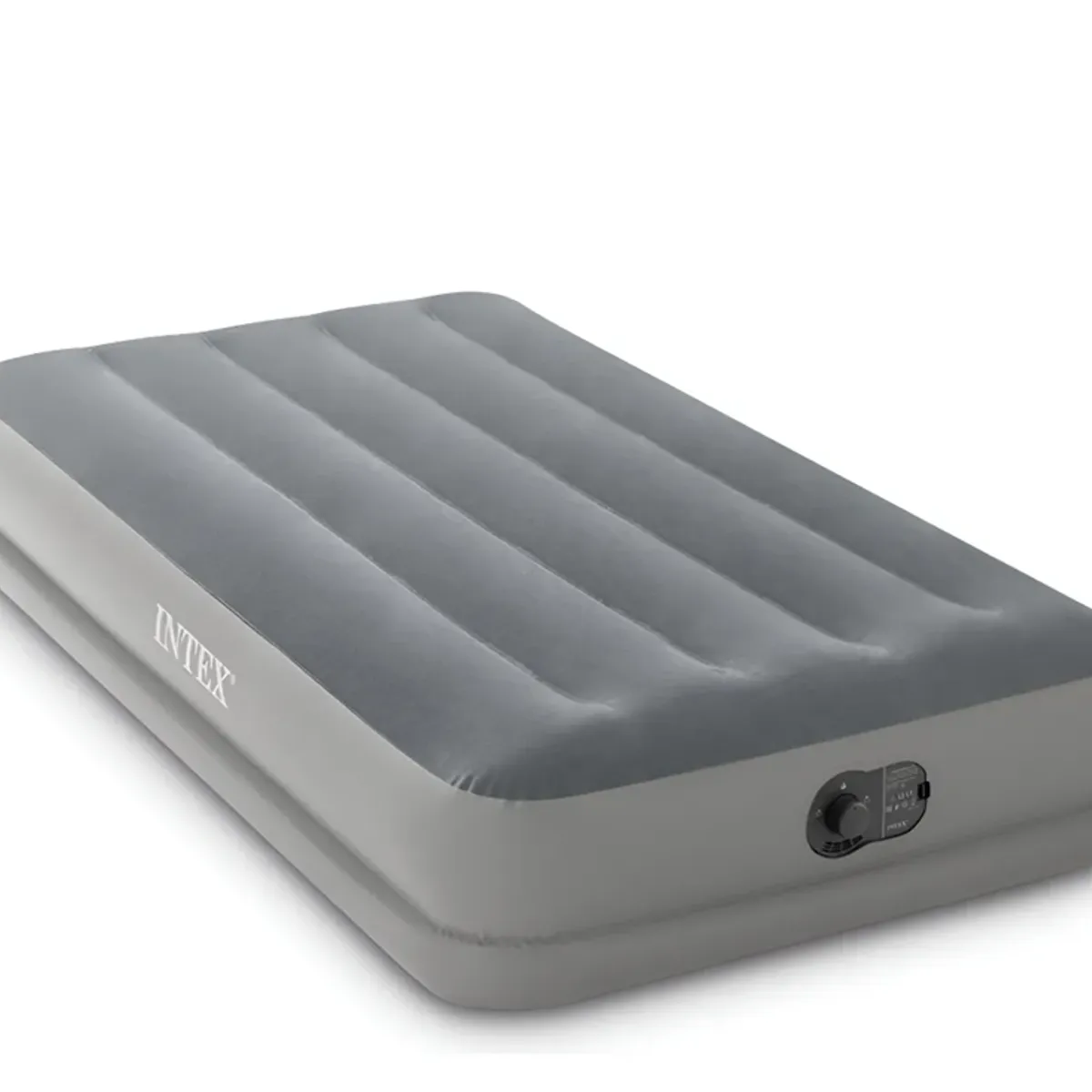 GENERICO - Colchón Inflable Eléctrico Usb Intex 15 Plz 99x191x30 bamo Gris