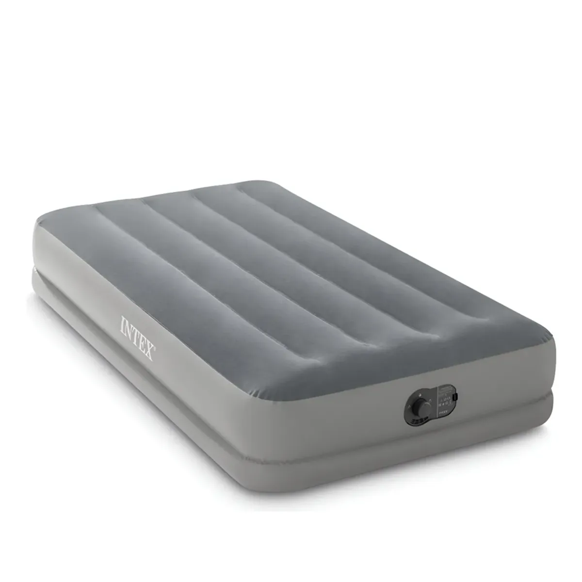 GENERICO - Colchón Inflable Eléctrico Usb Intex 15 Plz 99x191x30 bamo Gris