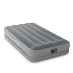 GENERICO - Colchón Inflable Eléctrico Usb Intex 15 Plz 99x191x30 bamo Gris