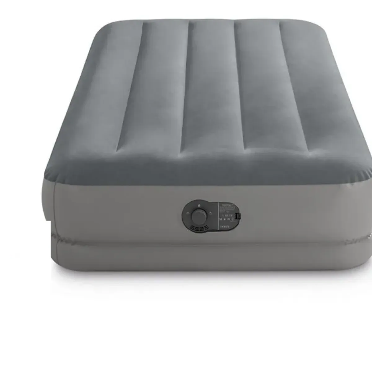 GENERICO - Colchón Inflable Eléctrico Usb Intex 15 Plz 99x191x30 bamo Gris