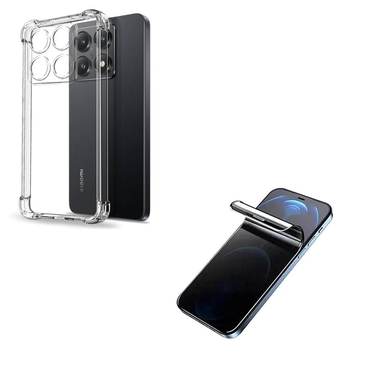 JOIGO - Carcasa Transparente Mica Antiespia Para Xiaomi 14T 5G