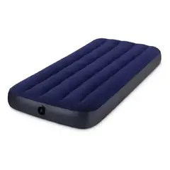 GENERICO - Colchón Inflable Plaza Y Media Colchón Azul Inflable 1p