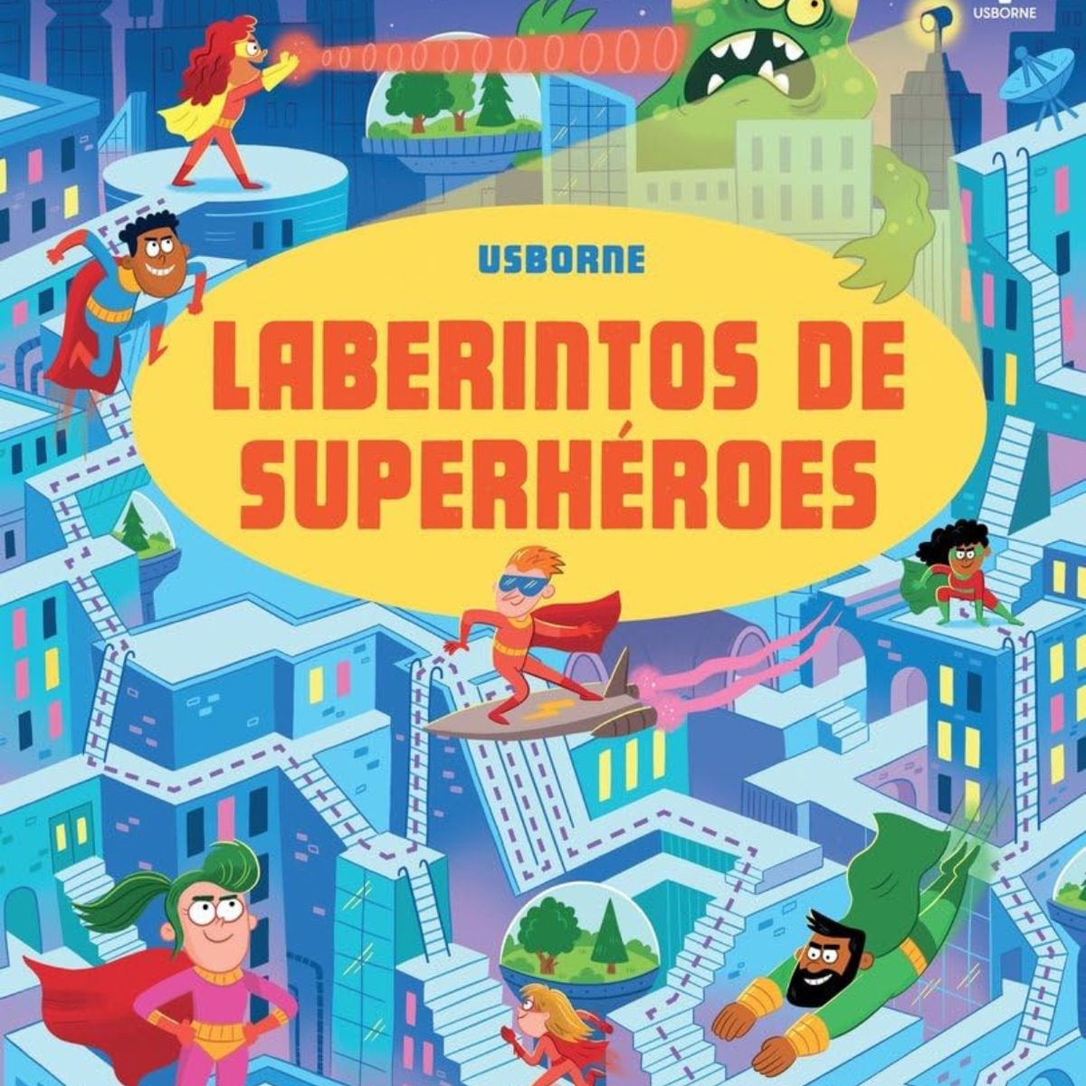 USBORNE - Laberintos de superhéroes