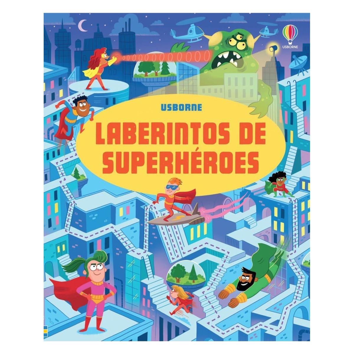 USBORNE - Laberintos de superhéroes