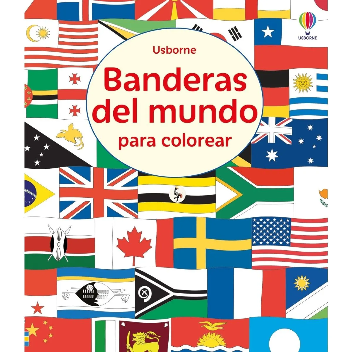USBORNE - Banderas del mundo para colorear