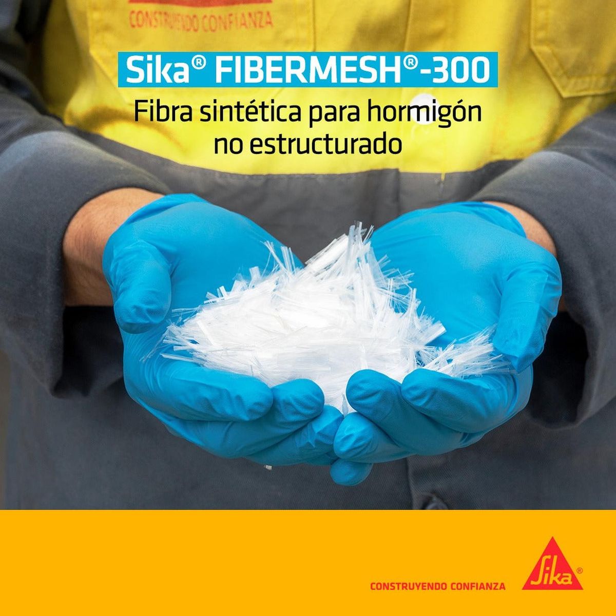 SIKA - SIKA FIBERMESH 300 - Microfibra sintética fibrilada Bolsa 09Kg
