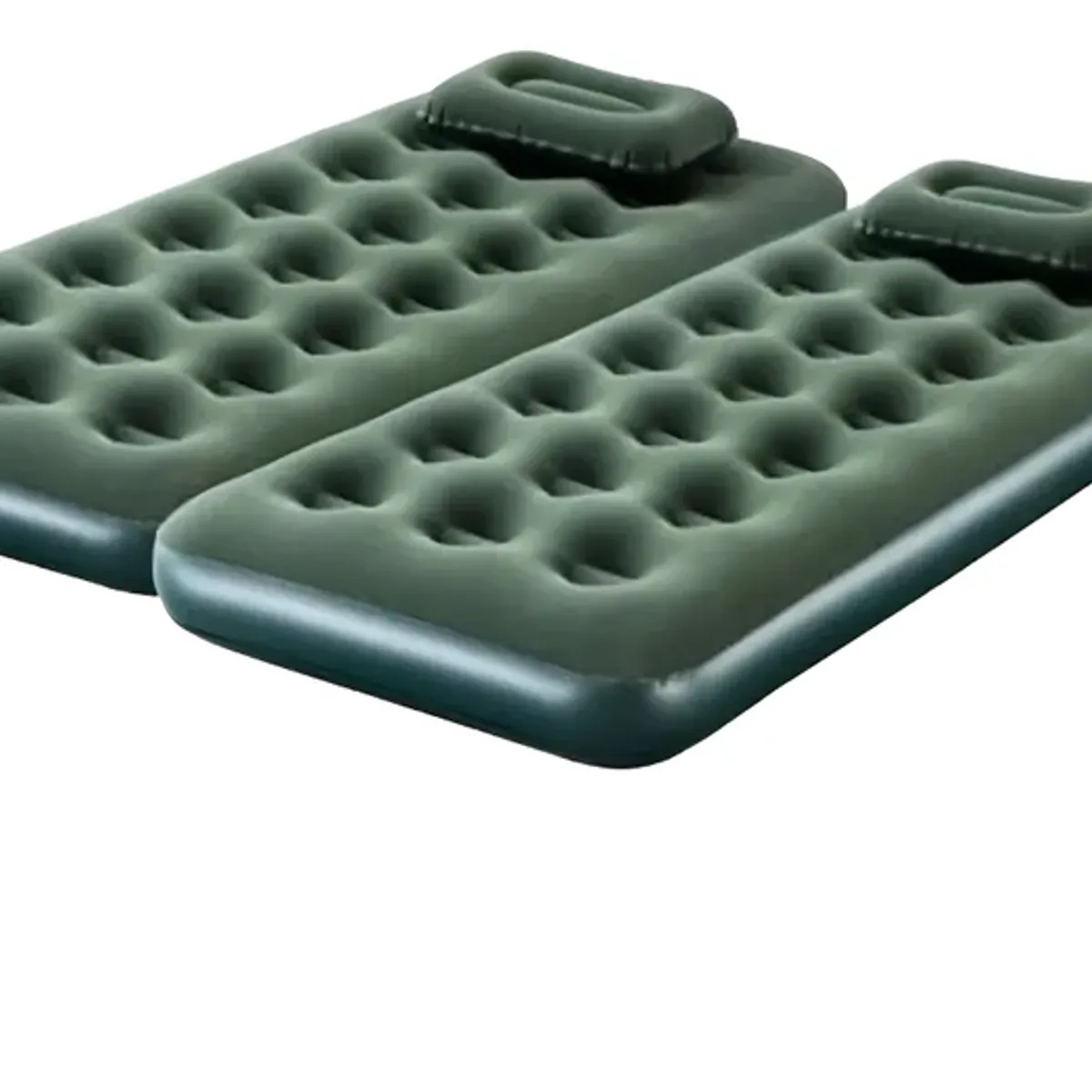 GENERICO - Colchón Inflable 1 Plaza X2 Verde