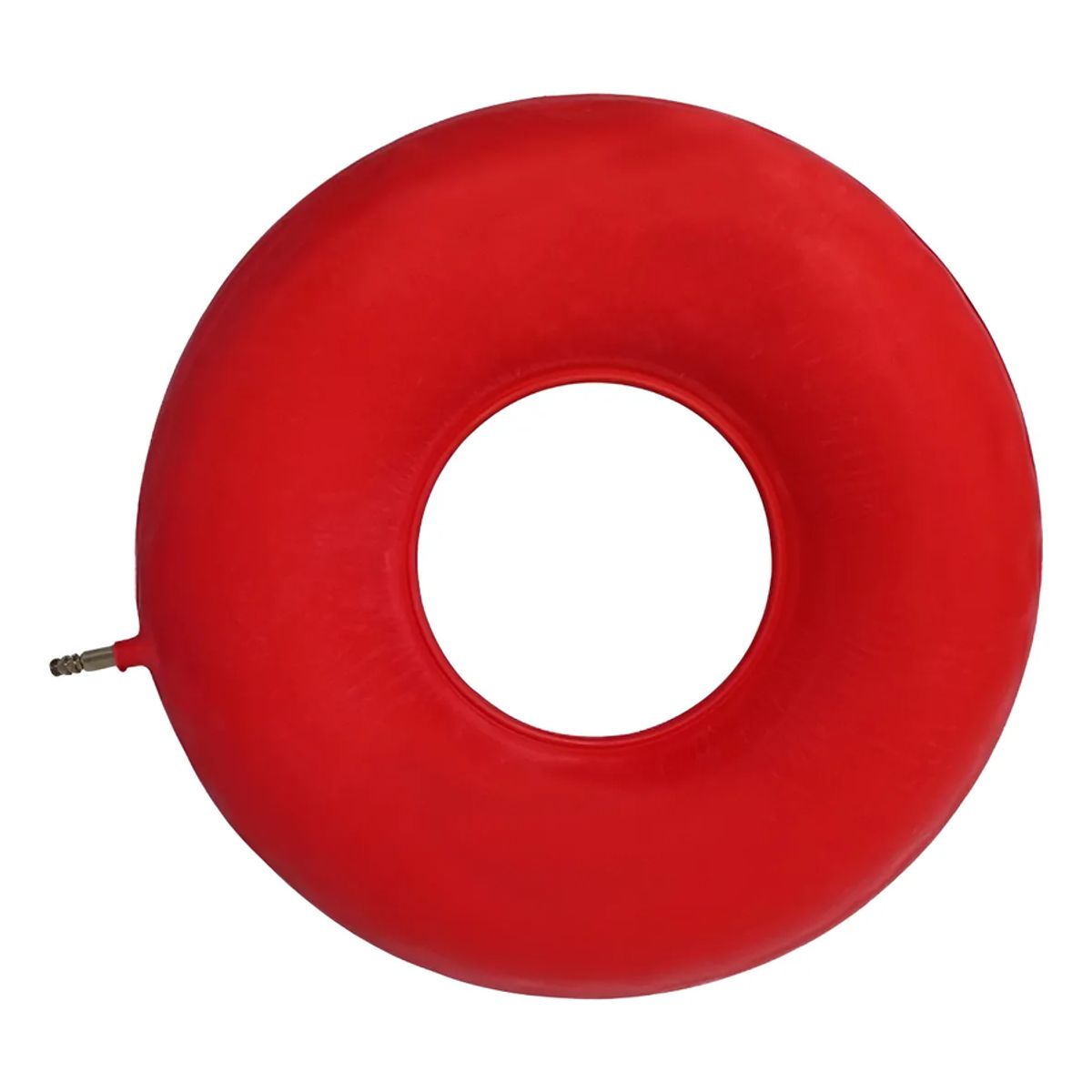 GENERICO - Cojin Asiento Inflable De Goma Hemorroides Post Operatorio Rojo