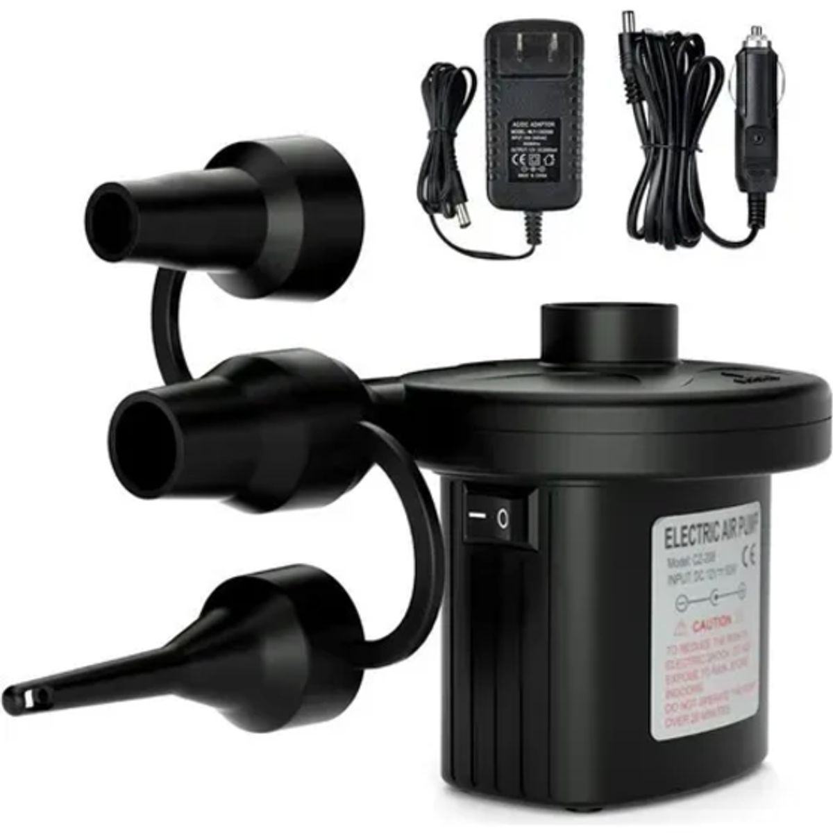 GENERICO - Inflador Eléctrico Multifuncional Para 220v12v