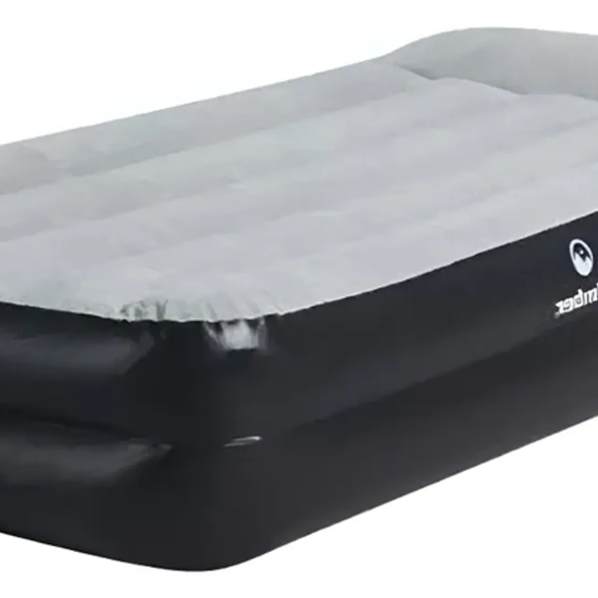 GENERICO - Colchon Inflable Electrico 1 Plaza Con Bomba Electrica Gris