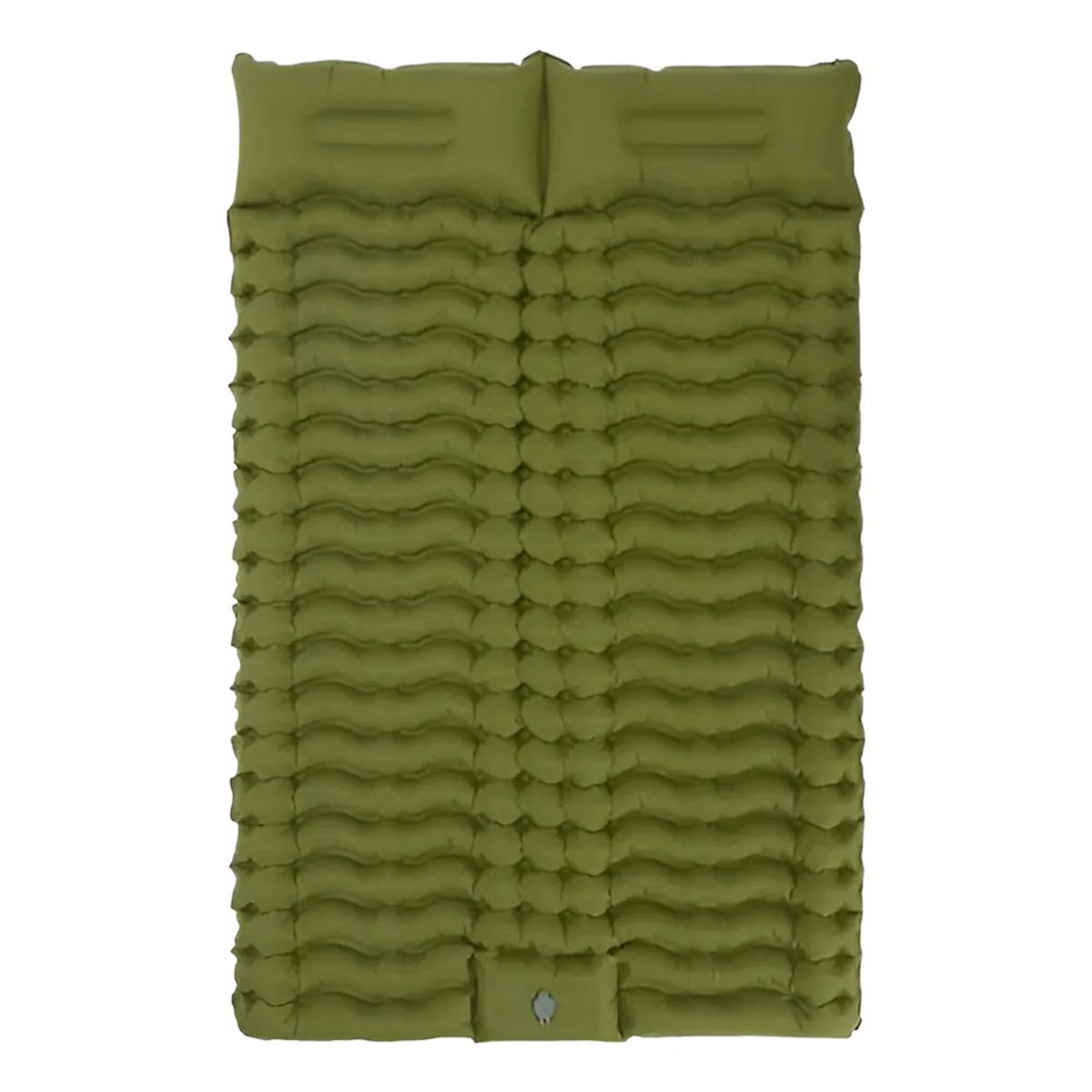 GENERICO - Colchoneta Doble Para Acampar Inflable Para 2 Personas Verde