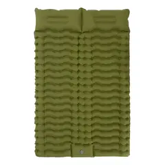 GENERICO - Colchoneta Doble Para Acampar Inflable Para 2 Personas Verde