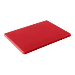 GENERICO - Tabla Cortar Profesional Roja 45x30x1 Cm
