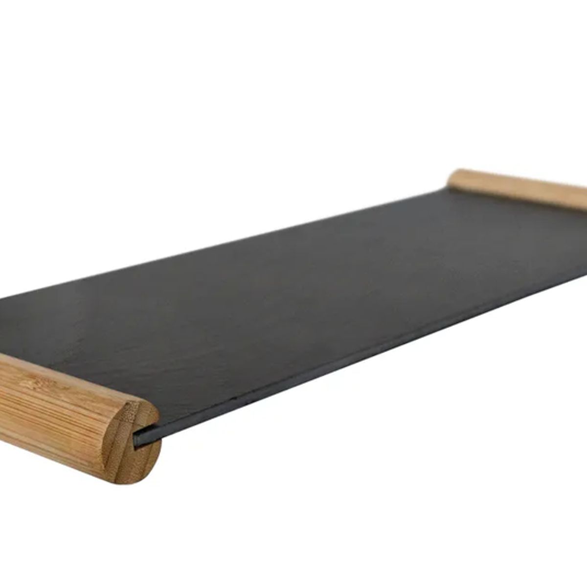 GENERICO - Tabla Piedra Pizarra 48x17 Cm Wayu Color Negro