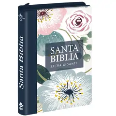 SOCIEDAD BIBLICA CHILENA - Reina Valera 1960 Letra gigante 14 puntos flores con cierre
