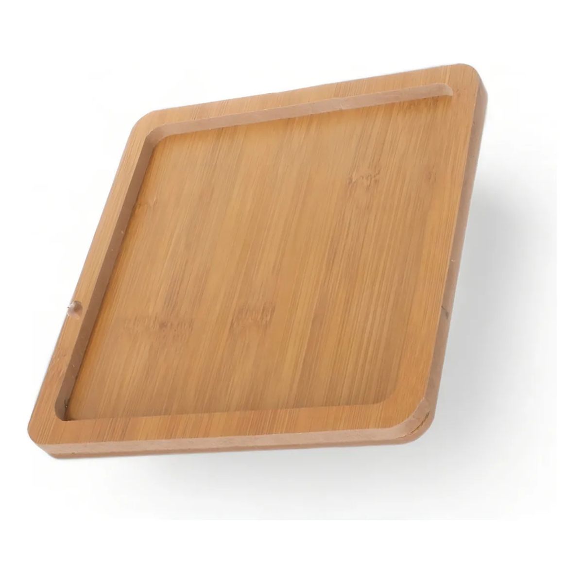 Tabla De Mdf Trupan Para Aperitivos Pack De 4 Cuadrada Con Canaleta, marca GENERICO - Foto Principal