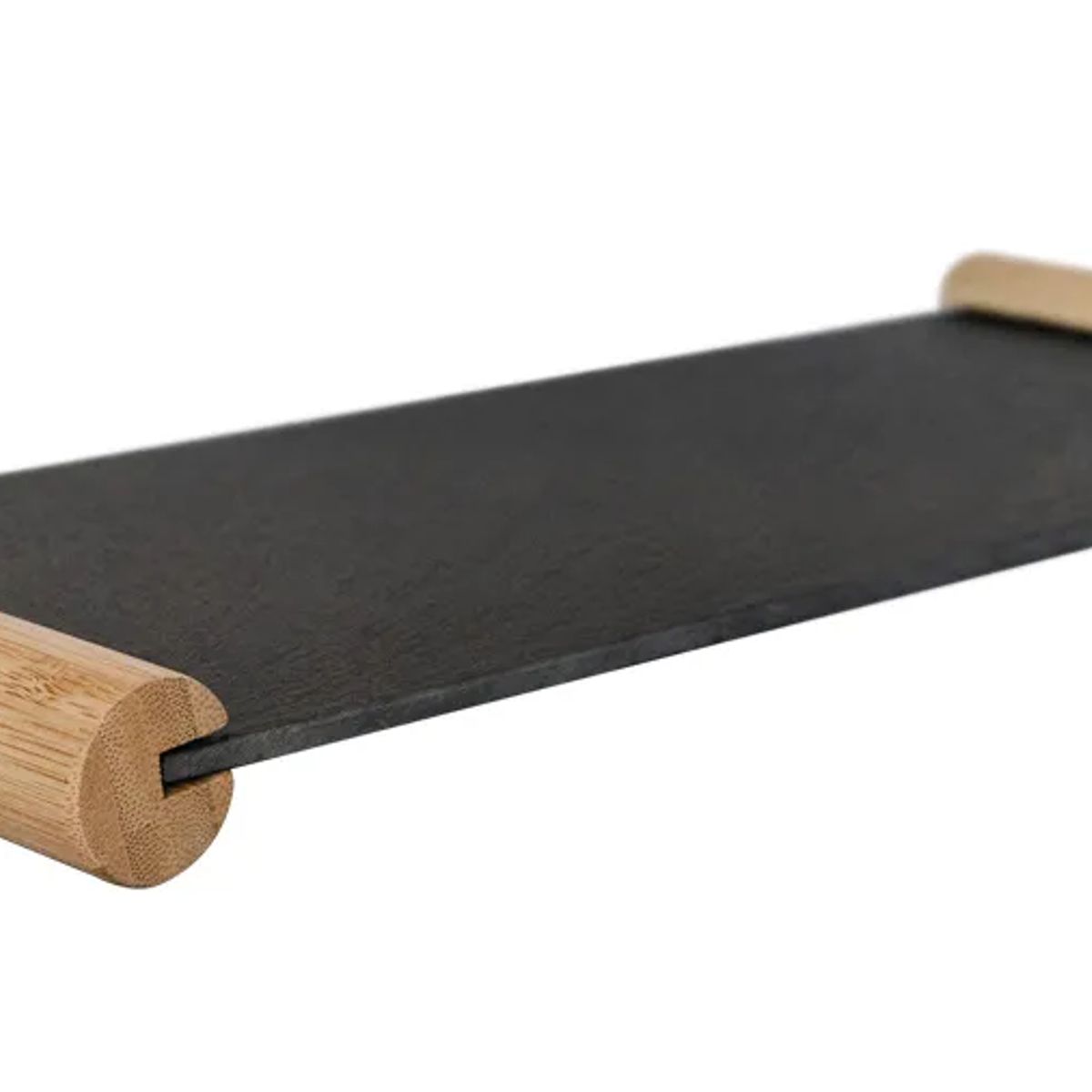 GENERICO - Tabla Piedra Pizarra 40x15 Cm Wayu Color Negro