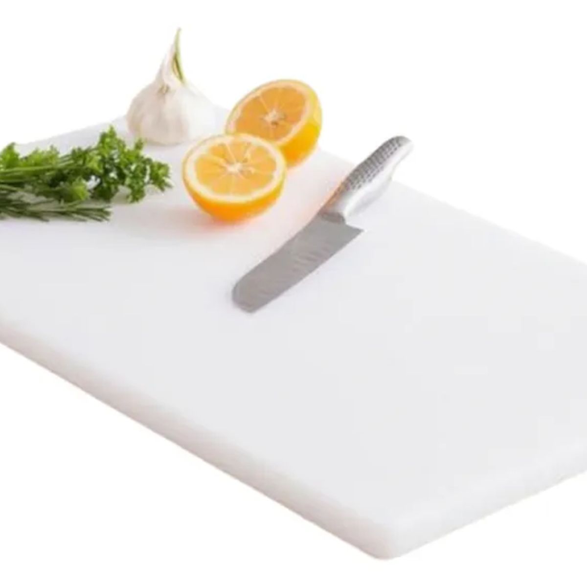 GENERICO - Tabla De Corte Profesional Blanca Uso En Cocina 48x35cm