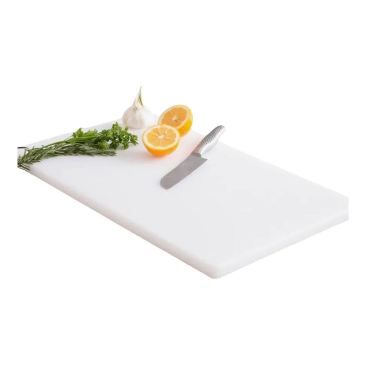 GENERICO - Tabla De Corte Profesional Blanca Uso En Cocina 48x35cm