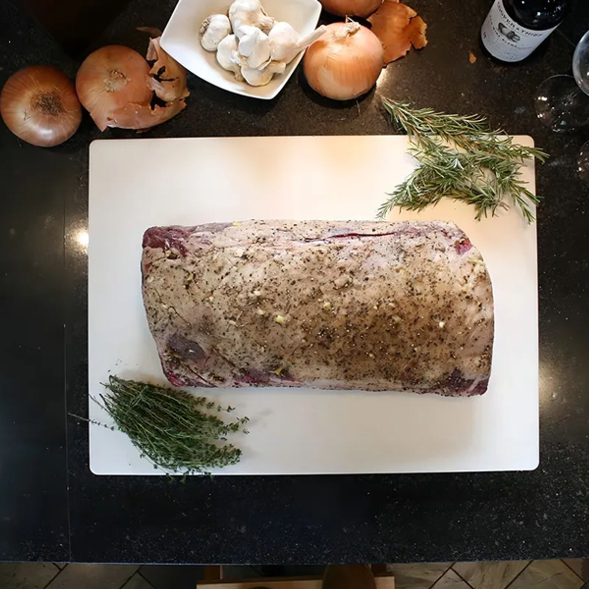 GENERICO - Tabla De Corte Profesional Blanca Uso En Cocina 48x35cm