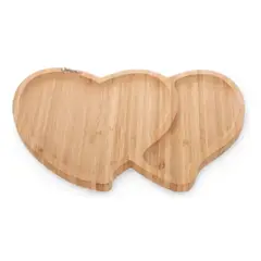 GENERICO - Tabla De Picar De Madera 25cm Corazón