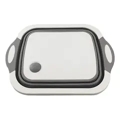 GENERICO - Tabla De Corte Plegable 3 En 1 Simplit Color Blanco