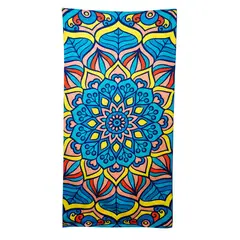 GENERICO - TOALLA PLAYA / BAÑO CON DISEÑOS 75X150CM - Turquesa