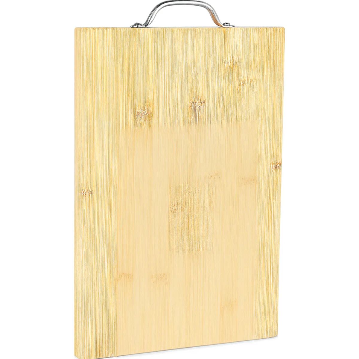 GENERICO - Tablas De Cocina De Bambu Para Cortar O Servir Mango 34x24cm