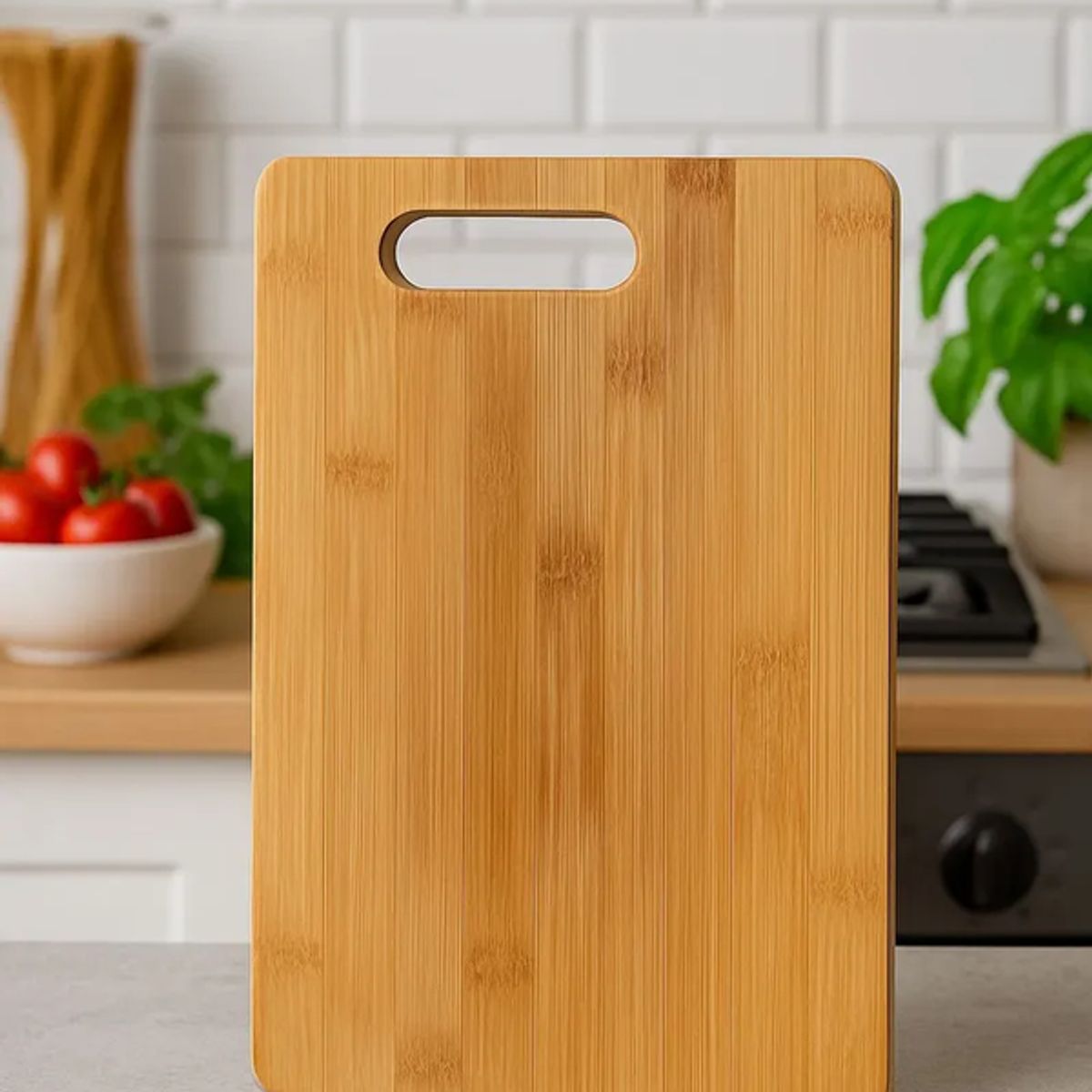 GENERICO - Tabla Para Picar Y Cortar De Madera Marrón