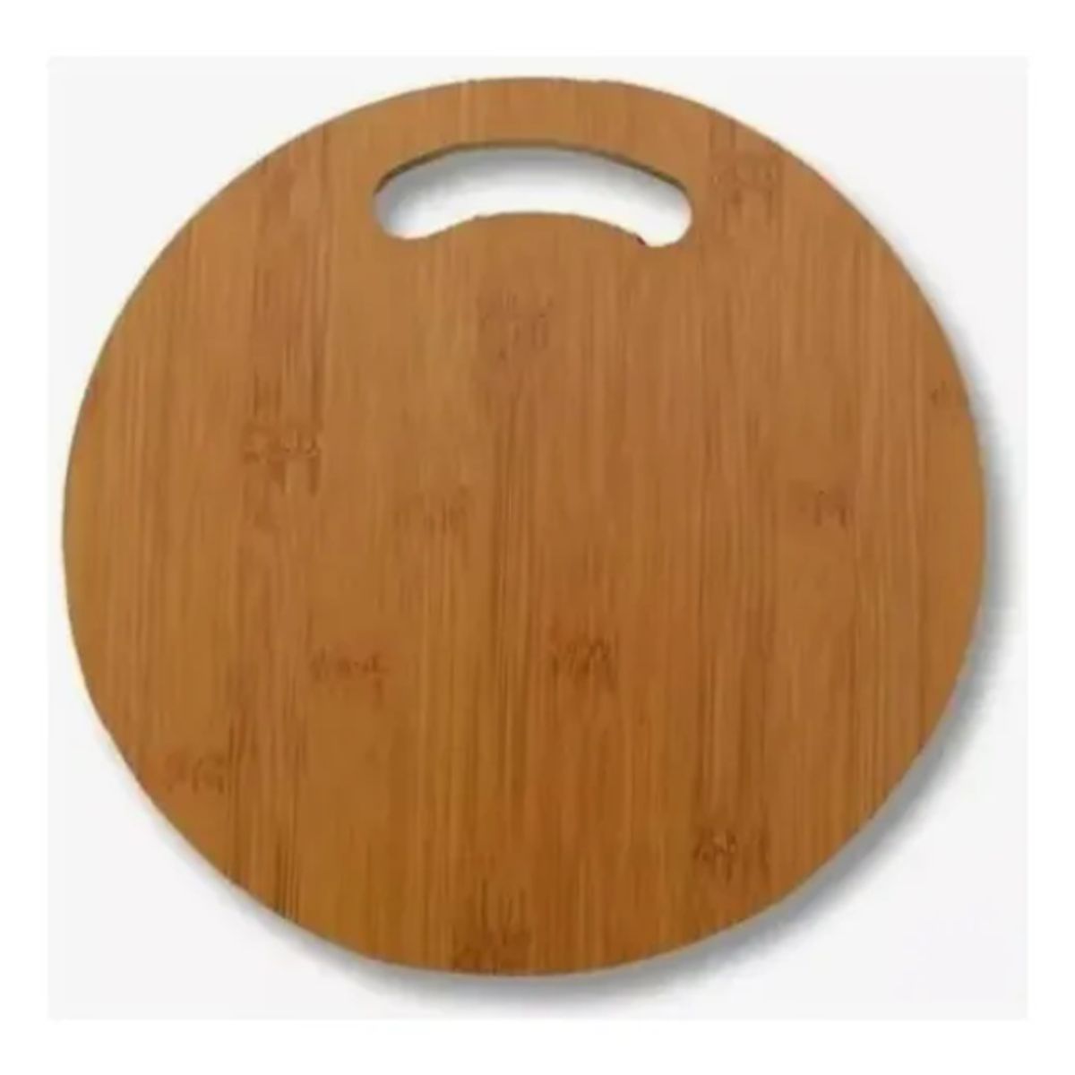 GENERICO - Pack 3 Tablas Para Cortar Verduras Carnes 30cm Circular Redonda Bambú