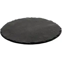 GENERICO - Tabla Cocktail Coctel Aperitivos Sushi Piedra Pizarra 30cm