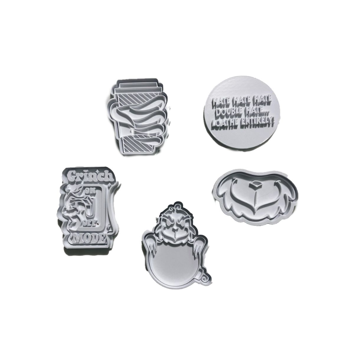 GENERICO - Cortadores de Galletas - Grinch Pack 6